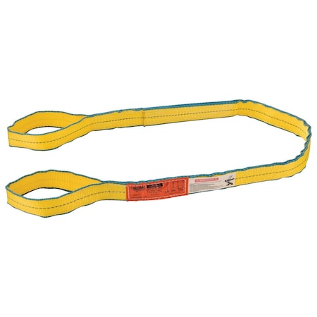 Polyester Eye & Eye Web Sling, 6'L X 2W